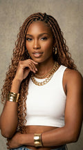 Honey Blonde Deep Wave Bulk 100% Premium Human Braiding Hair | Color 27