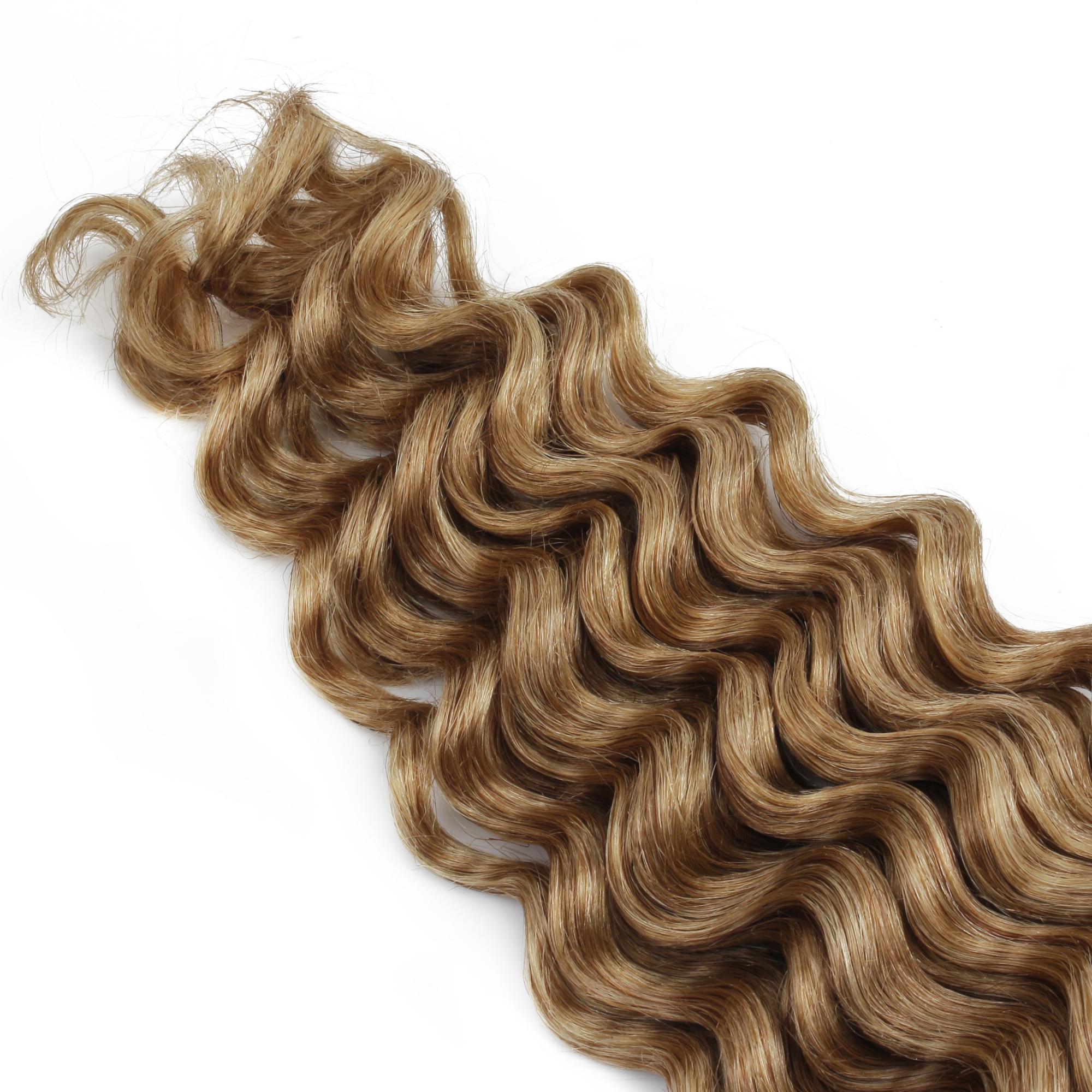 Honey Blonde Deep Wave Bulk 100% Human Braiding Hair | Color 27